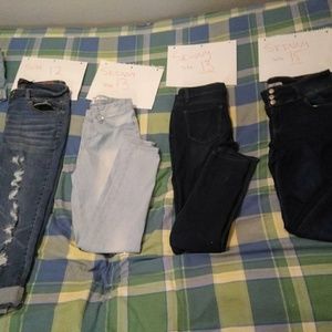 Women's jeans , shirts and shorts